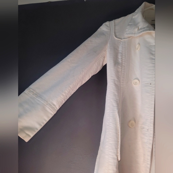 MNG by Mango 100% cotton beige/tan jacket womens XXS - Picture 9 of 9